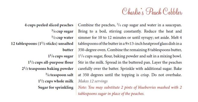 Peach Cobbler Recipe, from North Carolina: An Appetizing State